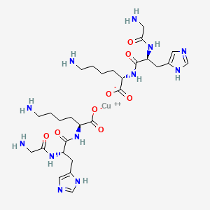 GHK-Cu: Struttura molecolare 2D